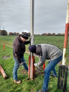 Neuer Windmast